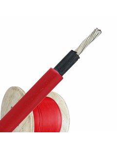 Solar kabel 6mm rood per haspel 500 meter